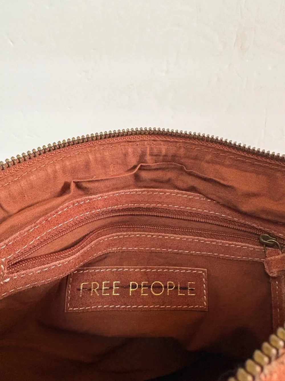 NWOT Free People Montage Suede Shoulder Bag